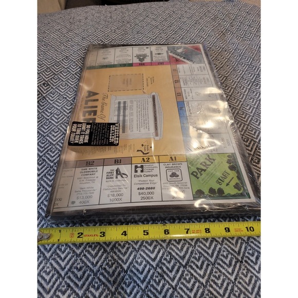 Vintage Rare "The Game Of Alief" Wheeler Dealer Board Game- Factory Sealed! - Picture 3 of 6